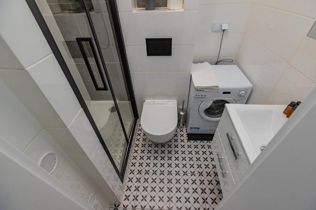 Kúpeľňa v ubytovaní ShortStayPoland Śliska (B111)