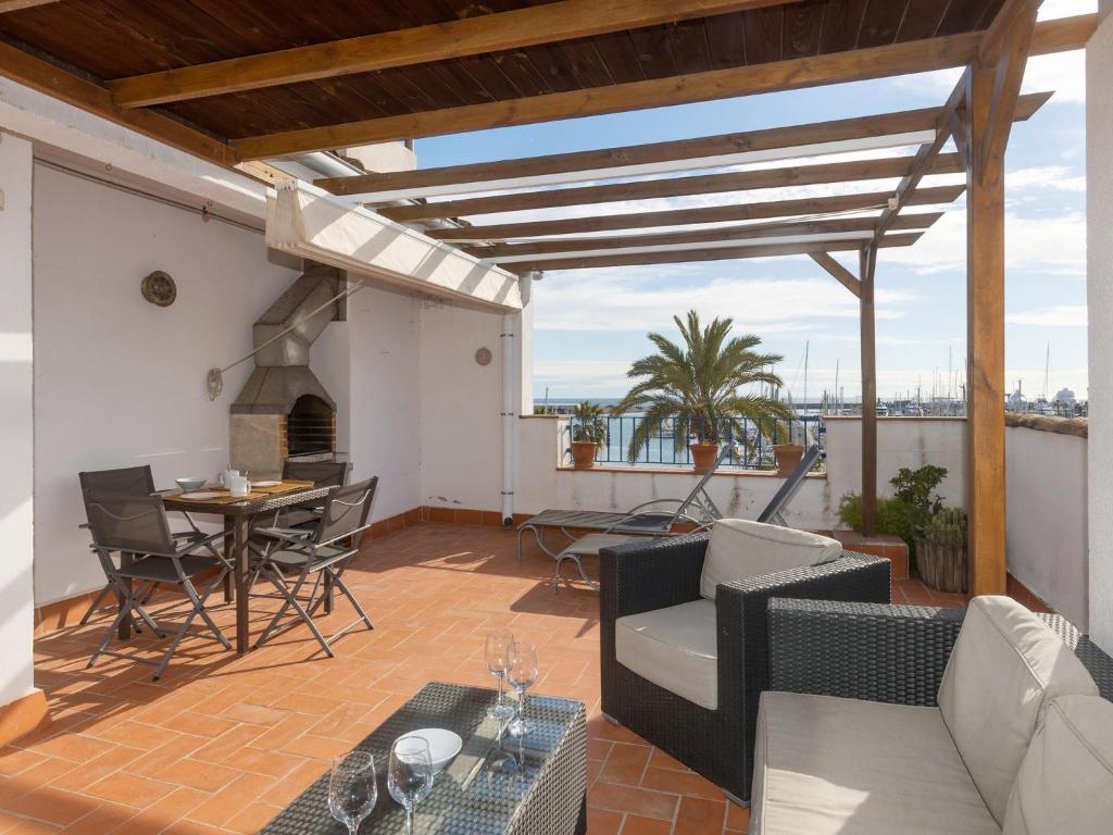 Balkón alebo terasa v ubytovaní Apartment Port Vilanova by Interhome