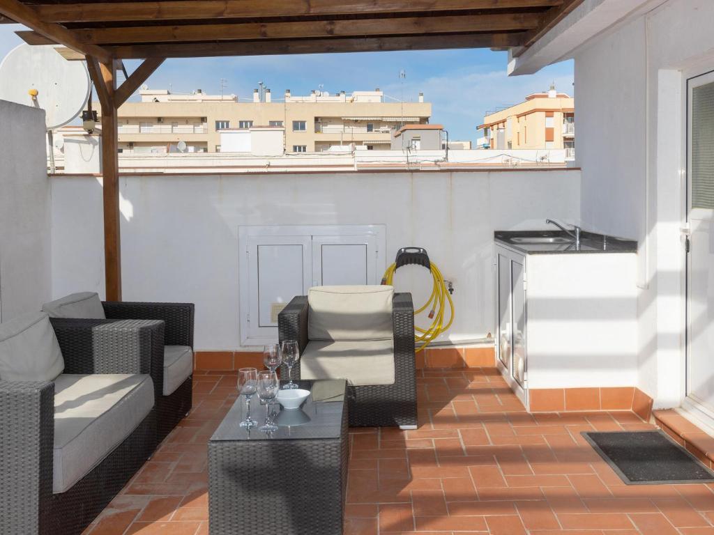 Balkón alebo terasa v ubytovaní Apartment Port Vilanova by Interhome