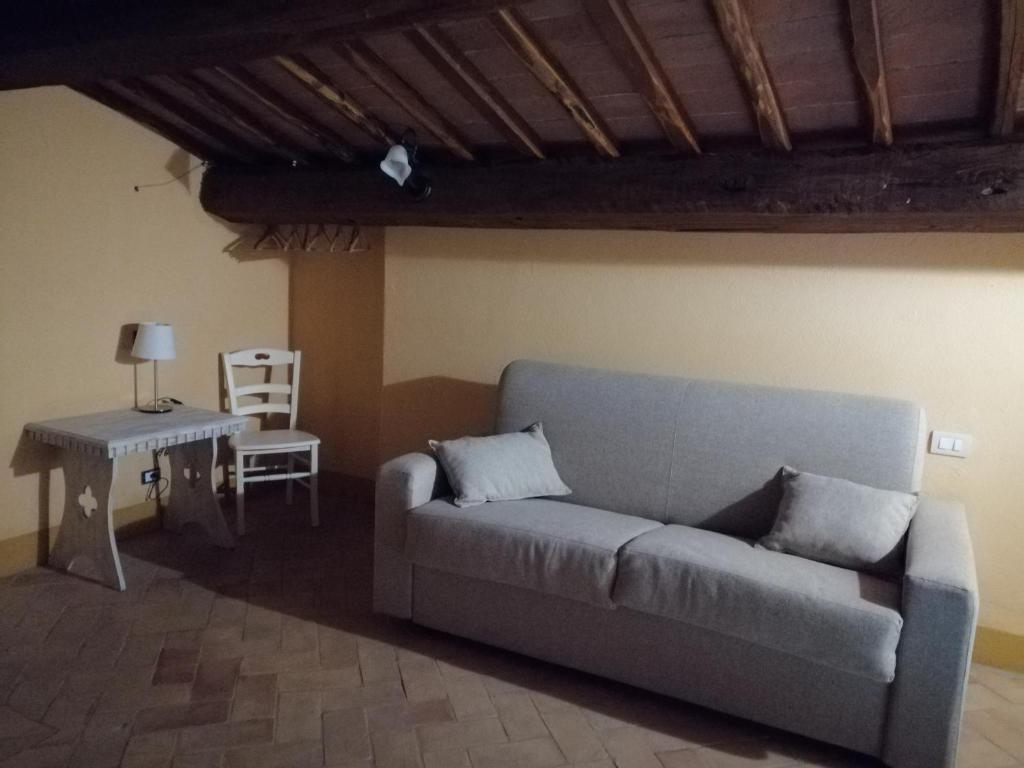 Posezení v ubytování Podere Sant'Antonio