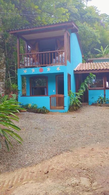 Bygningen som feriehuset ligger i