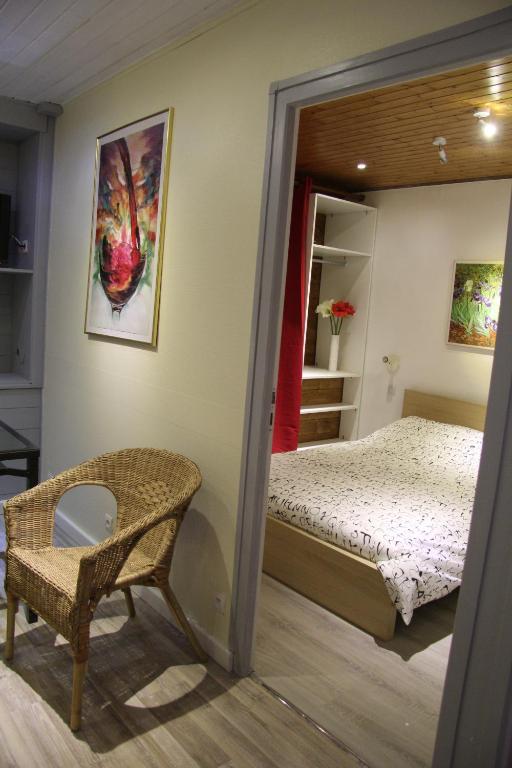 Postel nebo postele na pokoji v ubytování Datcha Bourguignonne, Chambres & Gîte
