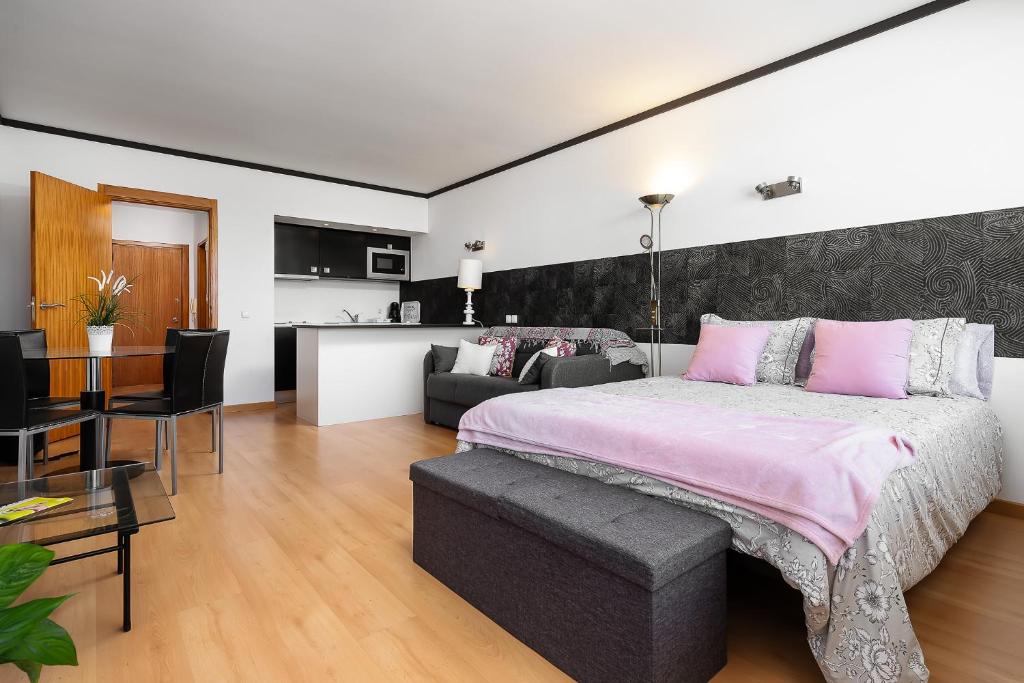 Postel nebo postele na pokoji v ubytování Apartamento Portugal