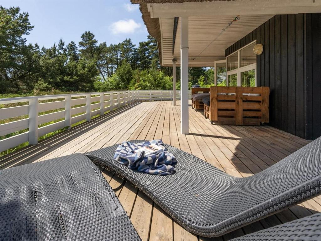 Balkón nebo terasa v ubytování Holiday Home Lin - 2-9km from the sea by Interhome