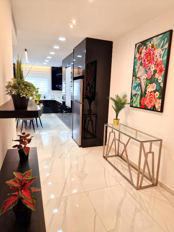 TV a/nebo společenská místnost v ubytování Sveltos Residence Suites