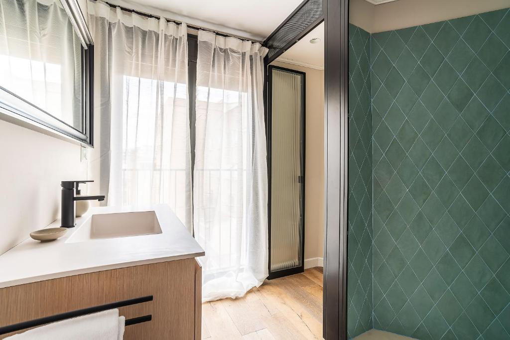 Postel nebo postele na pokoji v ubytování Rental Apartment Barcelona