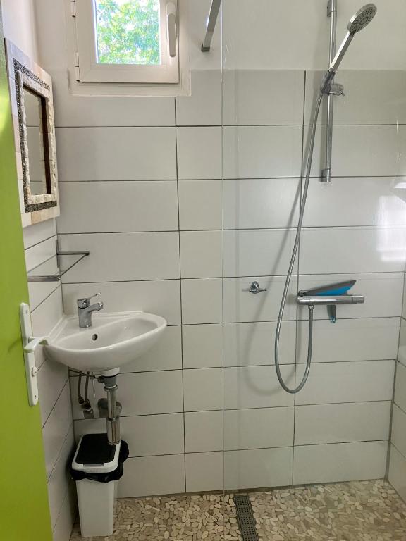 Koupelna v ubytování Gîte Zandoli Koko