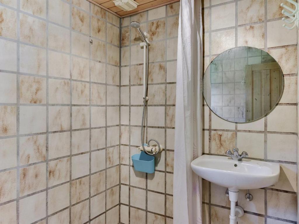 Koupelna v ubytování Holiday Home Billing - 11km from the sea by Interhome