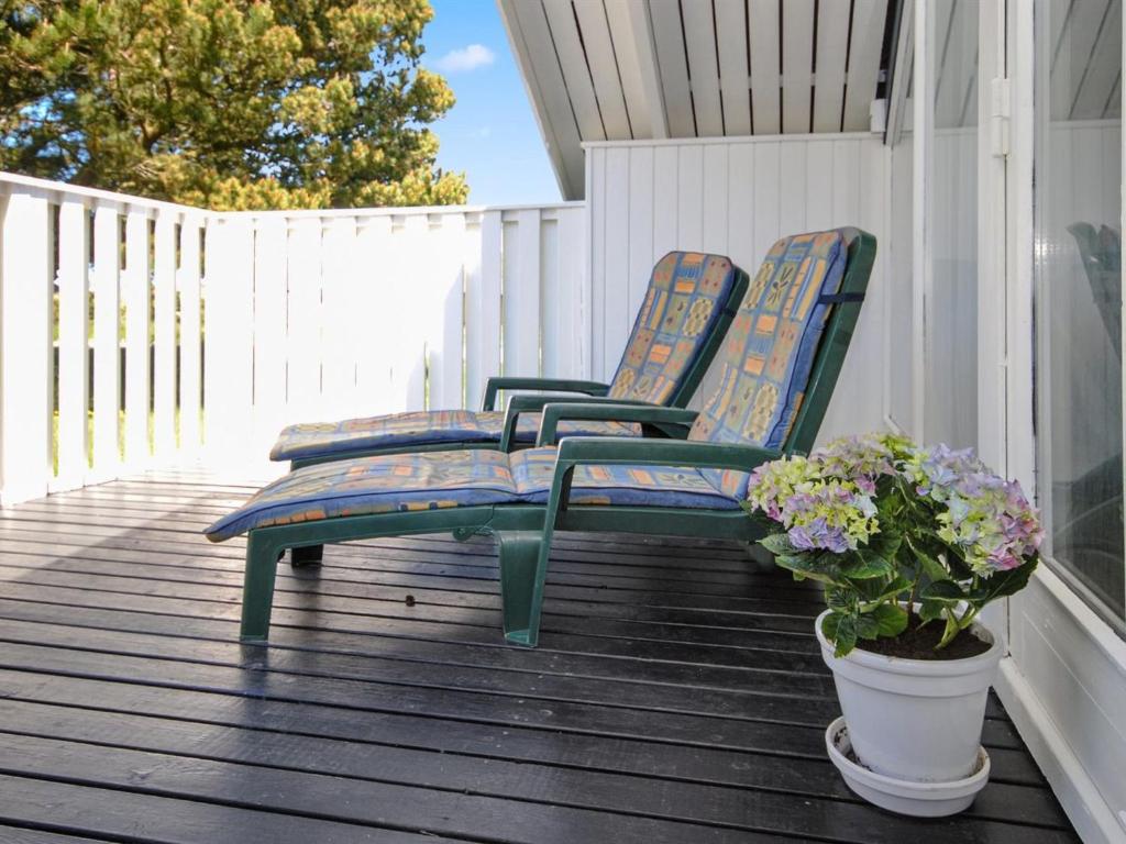 Balkón nebo terasa v ubytování Holiday Home Sakulf - 600m from the sea by Interhome