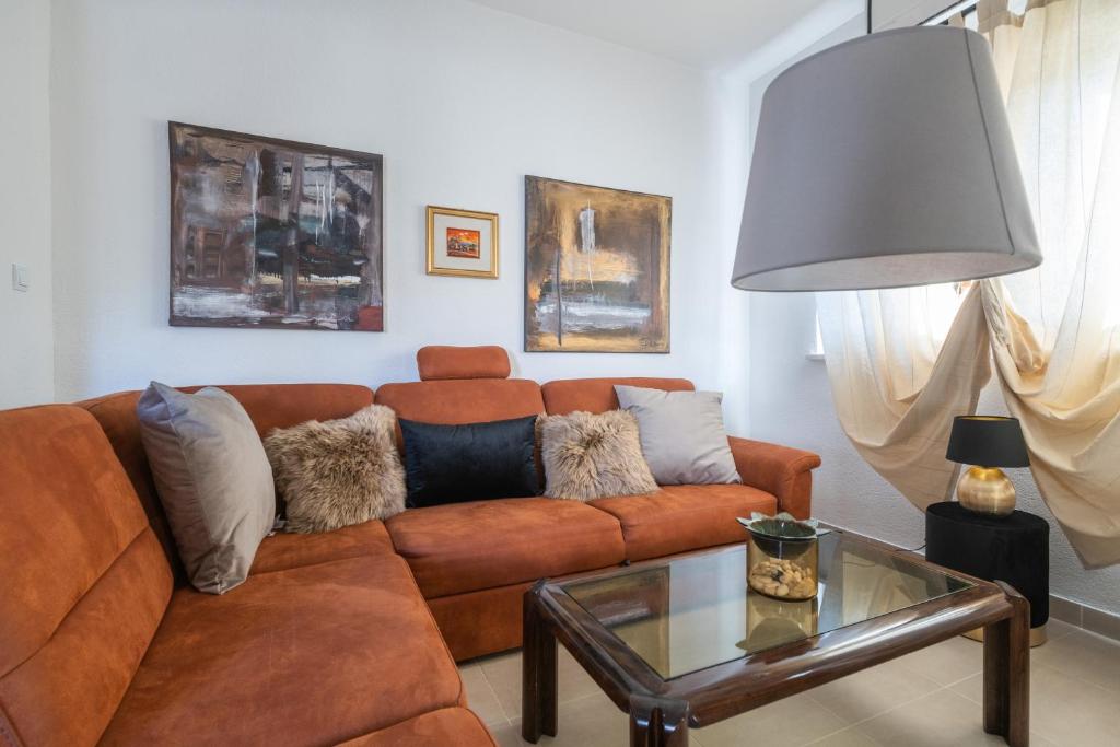 Posezení v ubytování Villa Daniel