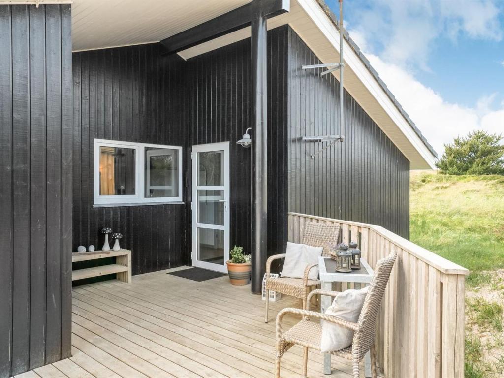 Balkón nebo terasa v ubytování Holiday Home Ivar - 900m from the sea by Interhome