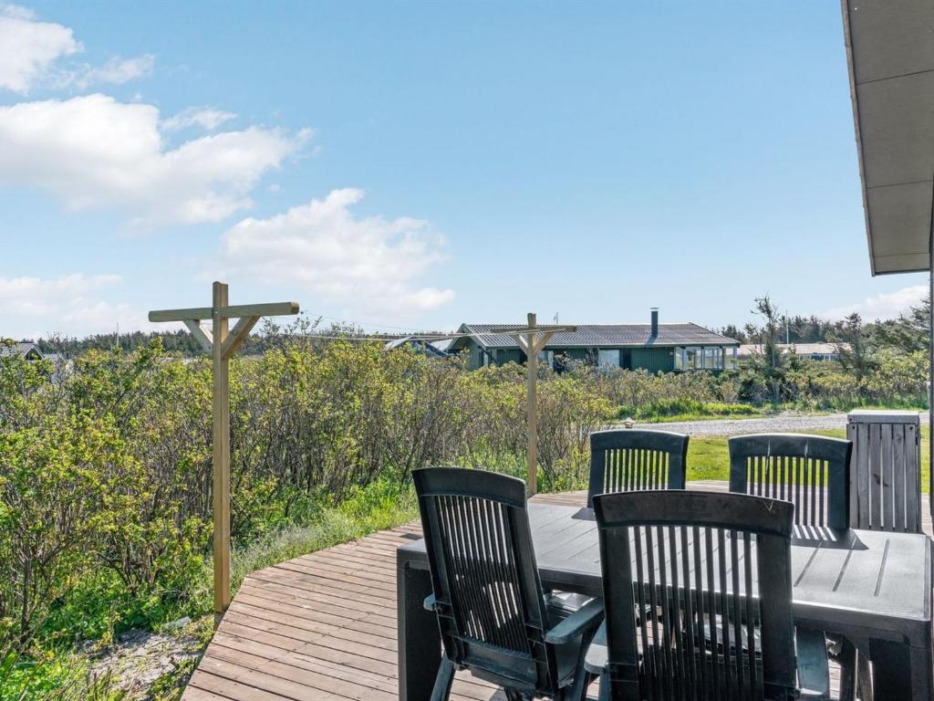Balkón nebo terasa v ubytování Holiday Home Bertil - 400m from the sea by Interhome