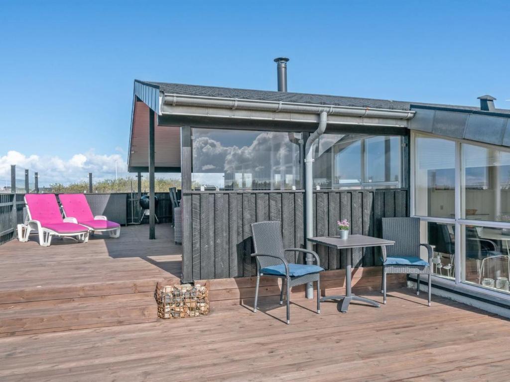Balkón nebo terasa v ubytování Holiday Home Bertil - 400m from the sea by Interhome