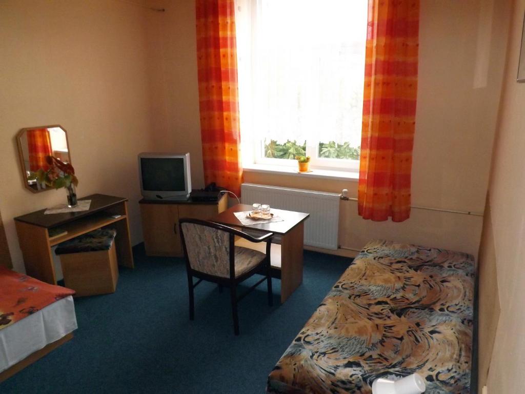 TV a/nebo společenská místnost v ubytování Hotel Avion