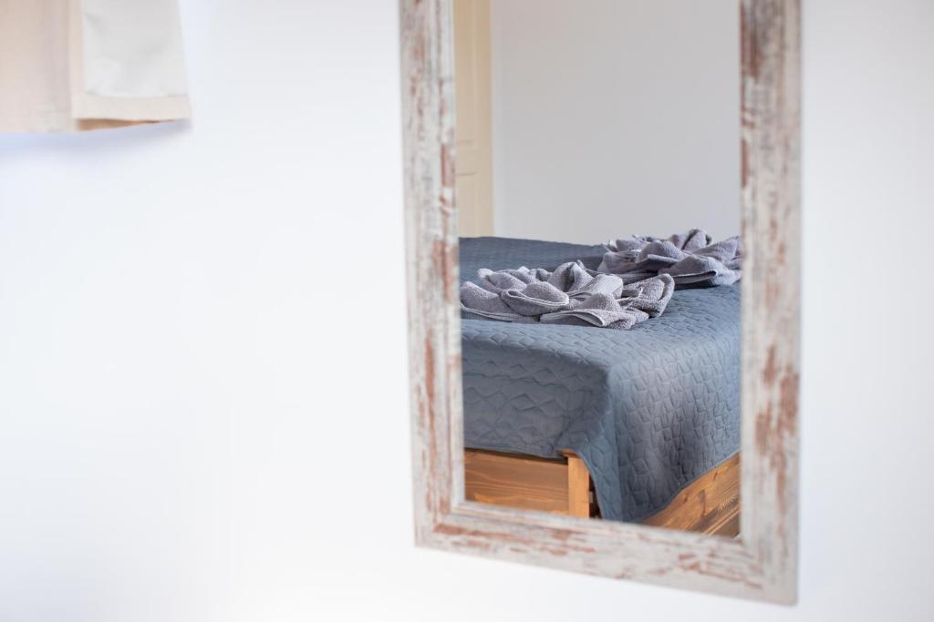 Posteľ alebo postele v izbe v ubytovaní Deres Apartmanház