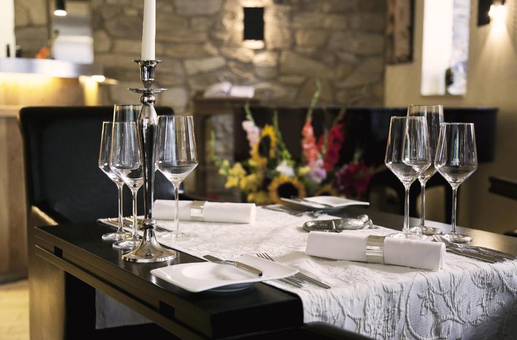 Nápoje v ubytování Romantik Hotel Chalet am Kiental