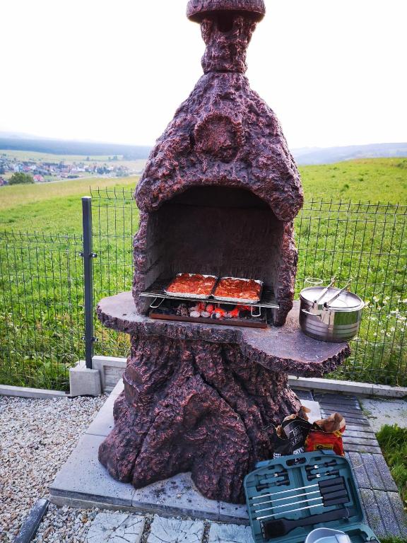 Gril pre hostí v dovolenkovom dome