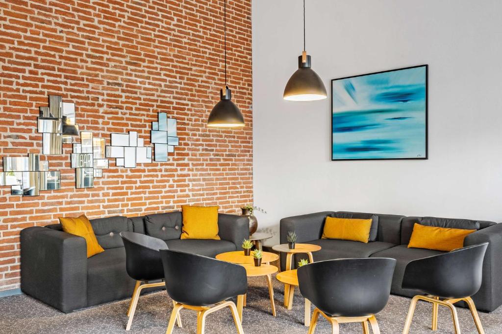 Un lugar para sentarse en Hotel Sonderborg Strand