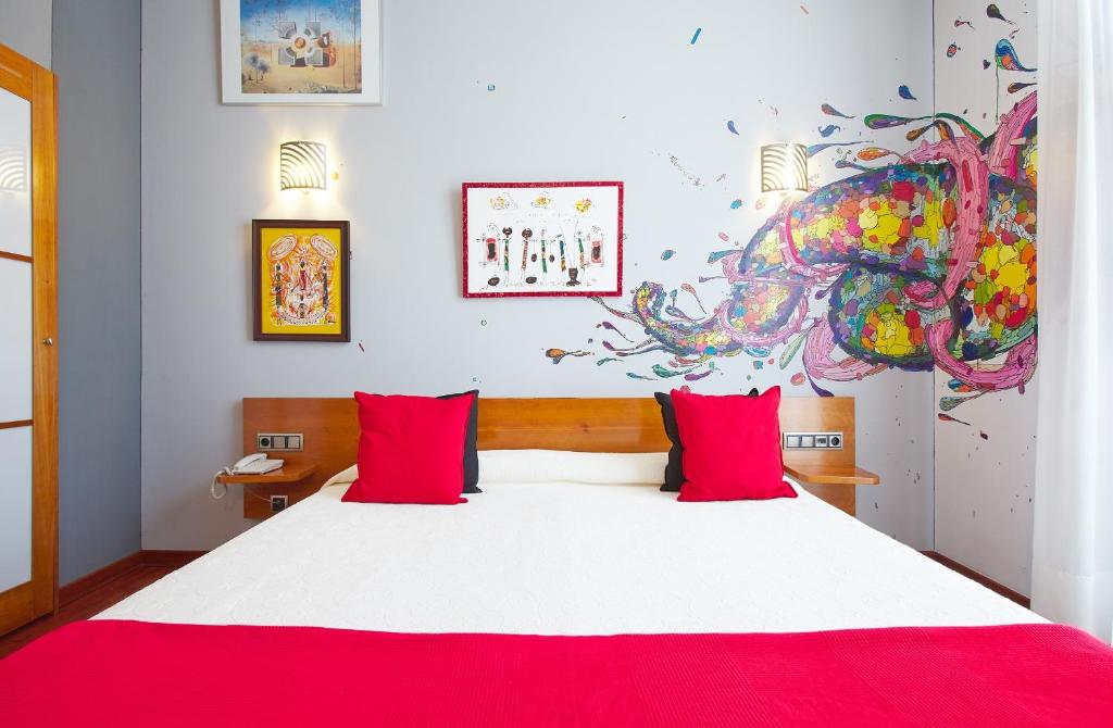 Postel nebo postele na pokoji v ubytování Hotel Plaza Inn
