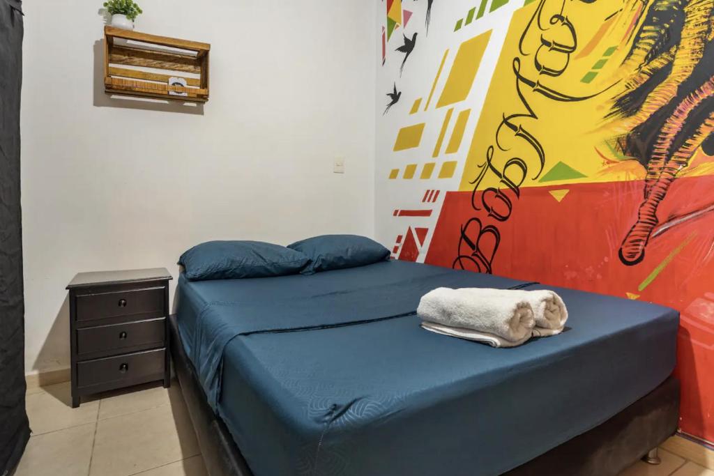 Postel nebo postele na pokoji v ubytování Casa Clandestina Guest House