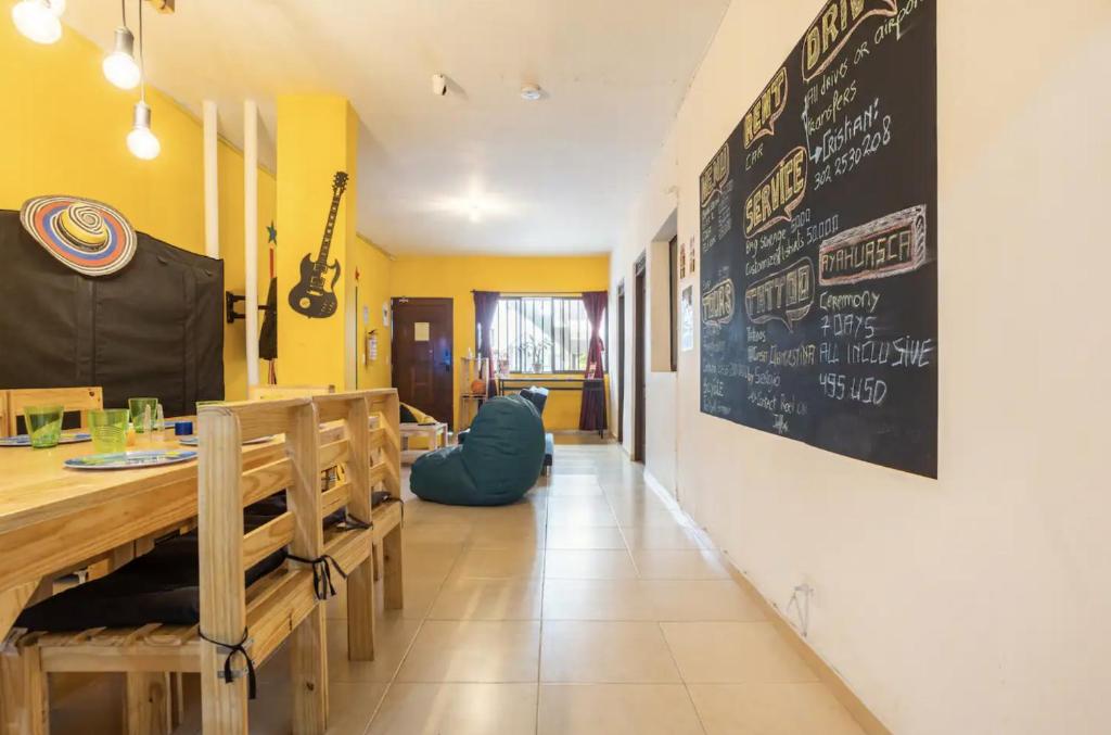 Posezení v ubytování Casa Clandestina Guest House
