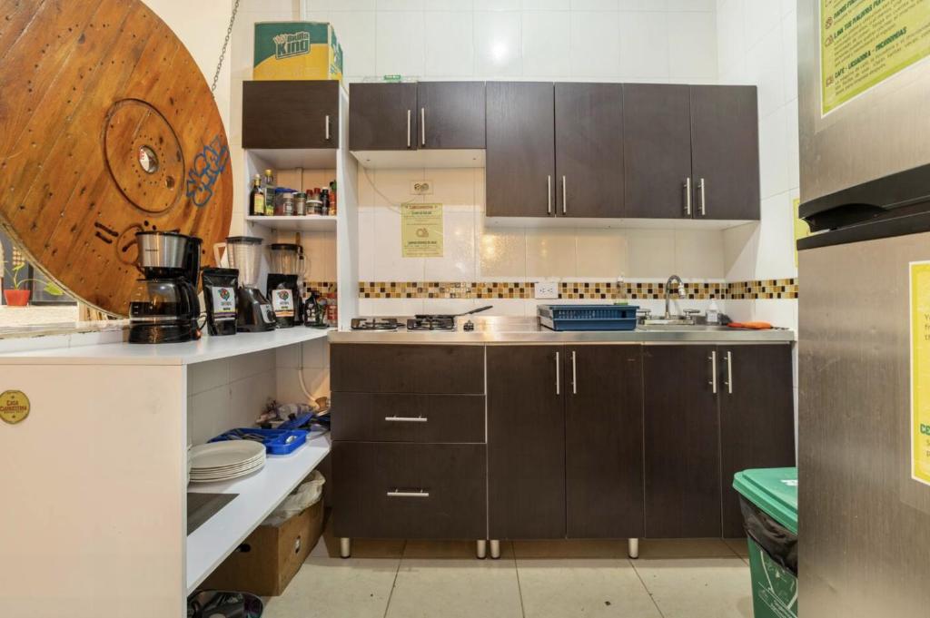 Kuchyň nebo kuchyňský kout v ubytování Casa Clandestina Guest House