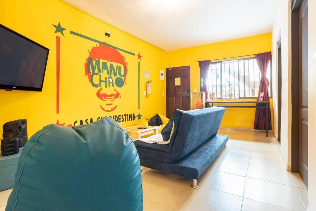 Posezení v ubytování Casa Clandestina Guest House