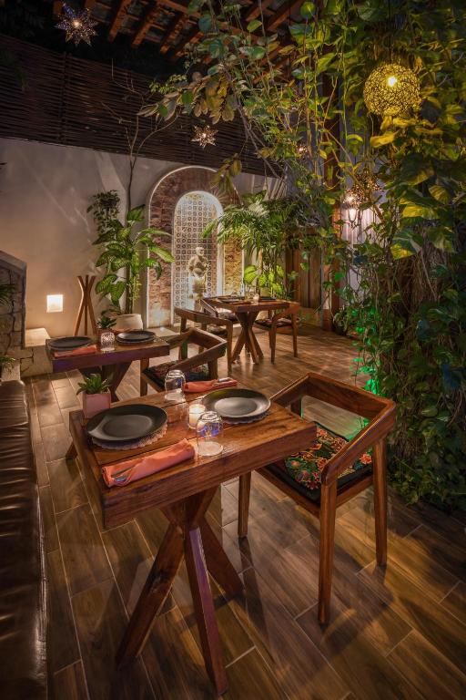 Restaurace v ubytování Le Muuch Hotel Boutique
