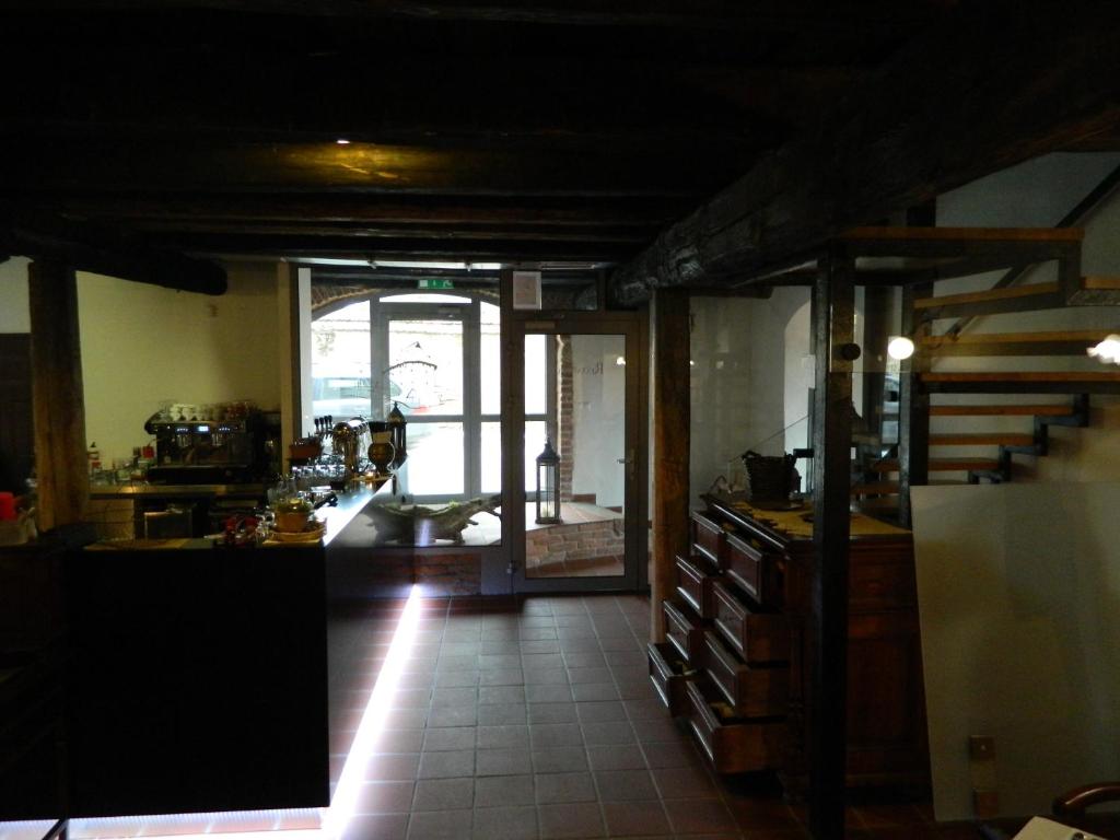 A kitchen or kitchenette at Boutique hotel Pracháreň