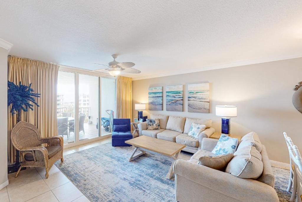 Χώρος καθιστικού στο Destin West Resort - Bayside Heron 605