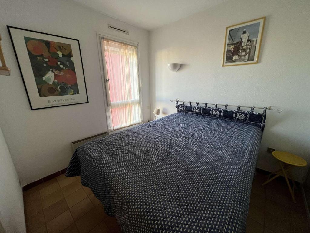Posteľ alebo postele v izbe v ubytovaní Charmant 2 pièces proche plage, parking, animaux admis - FR-1-702-47