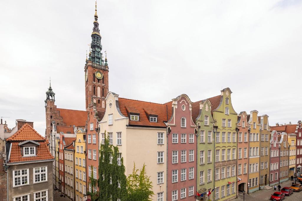 Výhľad na mesto Gdansk alebo výhľad na mesto priamo z apartmánu
