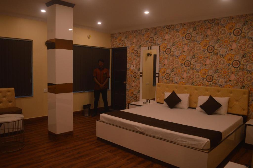Postel nebo postele na pokoji v ubytování Hotel WB40