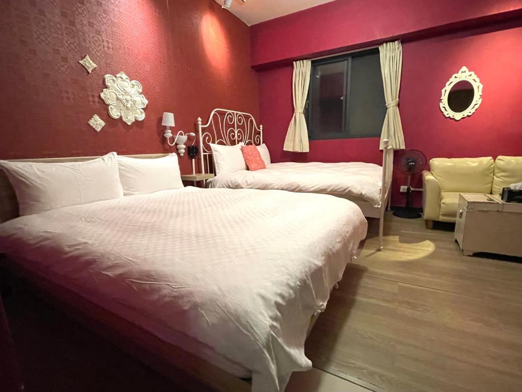 台中一中街格雷熊 - Quadruple Room With Private Bathroom