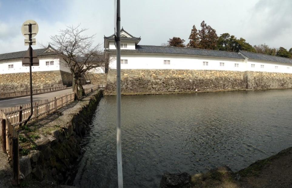 旅館の近くを流れる川の景色