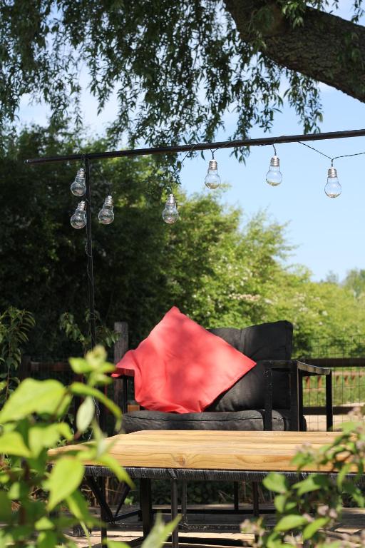 Zahrada ubytování Bed & Breakfast Bij de Wilg