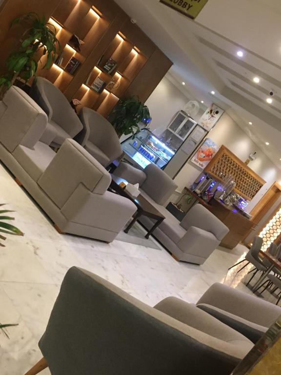 Posezení v ubytování رام جده للشقق المخدومه Ram Jeddah