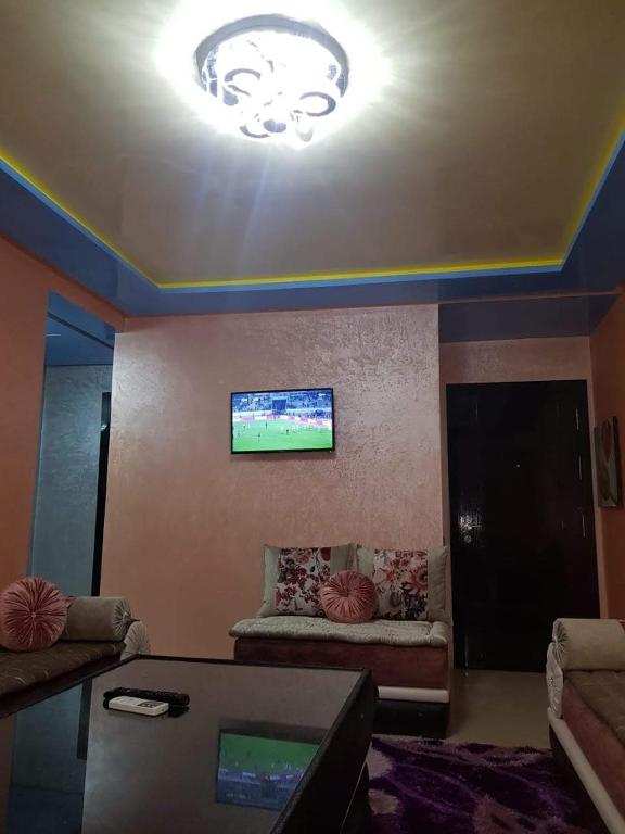 TV a/nebo společenská místnost v ubytování Appartement A1 ARENA DE MARTIL