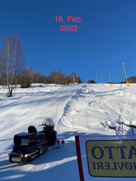 Perfect moutain getaway! Beautiful Apartment at Skagahøgdi with Panoramic View v zimě