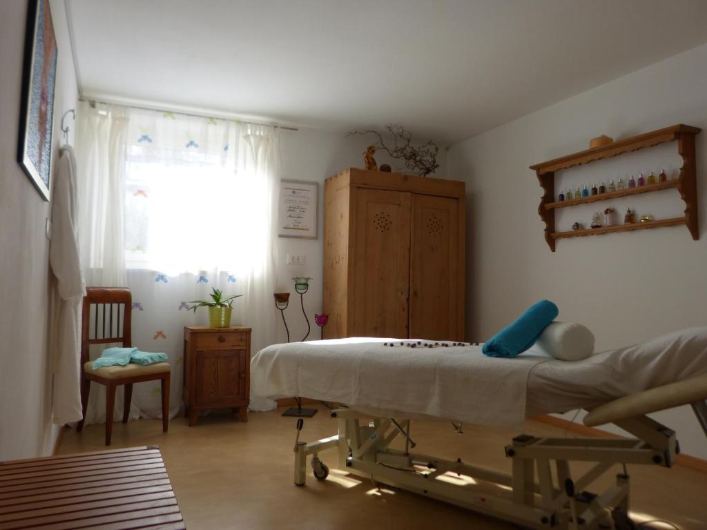 Postel nebo postele na pokoji v ubytování Pension Chalet Andy