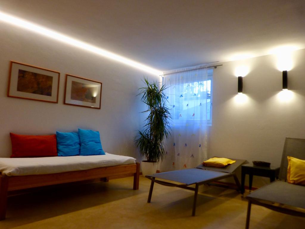 Postel nebo postele na pokoji v ubytování Pension Chalet Andy