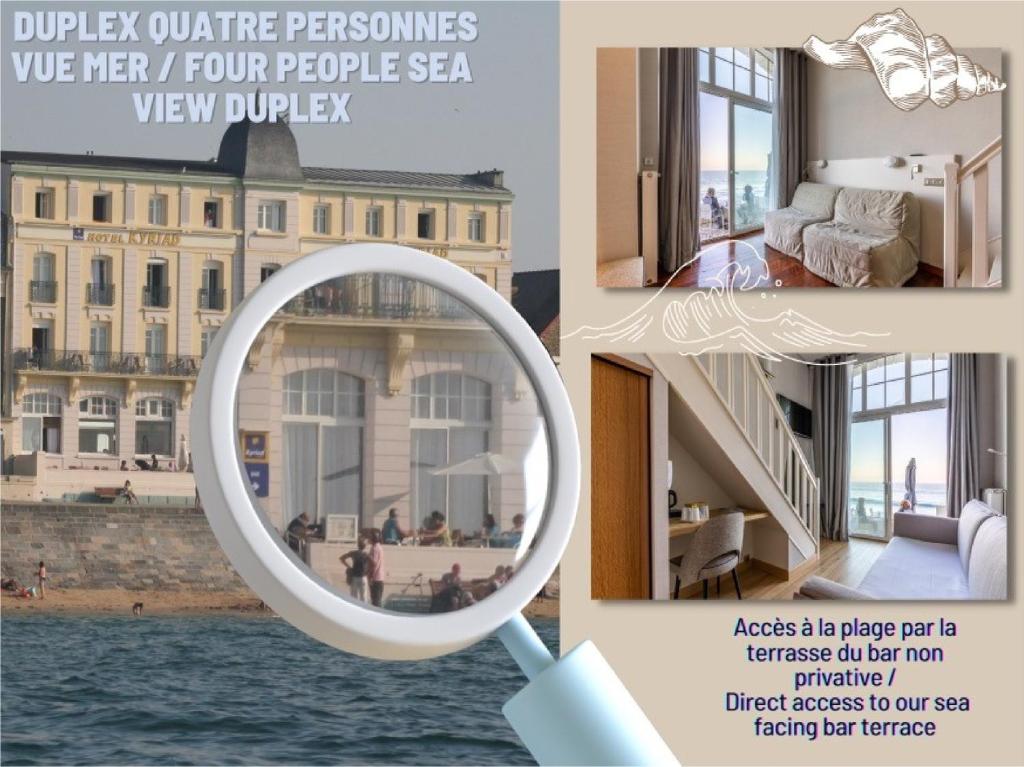 Hotel Kyriad Saint Malo Centre Plage - Duplex Apartment With Sea View (4 People)
