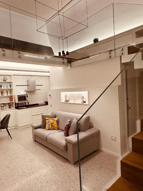 Część wypoczynkowa w obiekcie Glorizio Loft Tropea