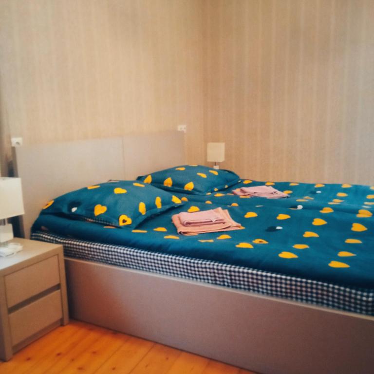 Postel nebo postele na pokoji v ubytování Kizikis Kari