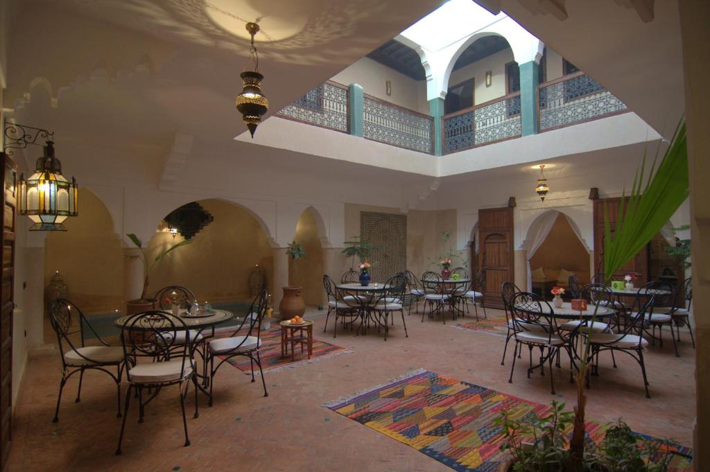 Restaurace v ubytování Riad Imilchil