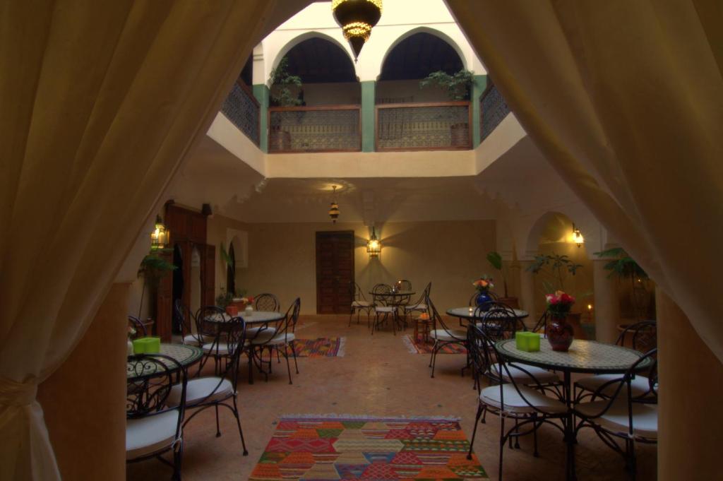 Restaurace v ubytování Riad Imilchil