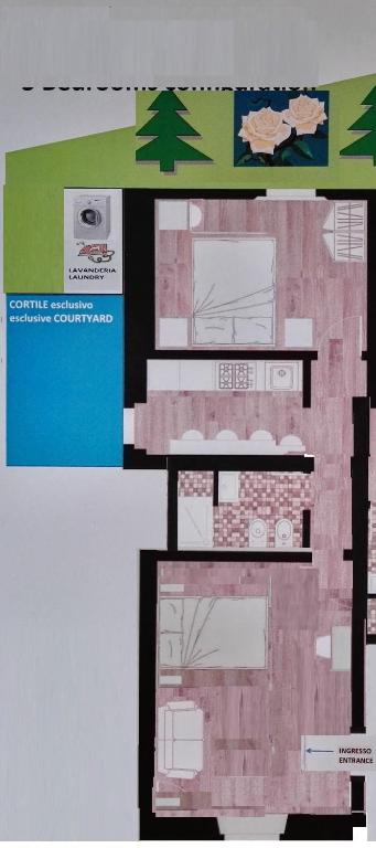 Plan piętra w obiekcie Casa Deva