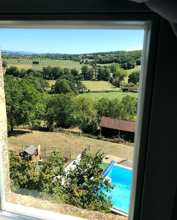 Basen w obiekcie Maison avec vue exceptionnelle et piscine privative lub w pobliżu