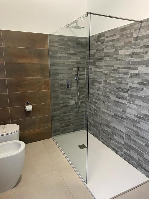 Koupelna v ubytování B&B Villa Mirella