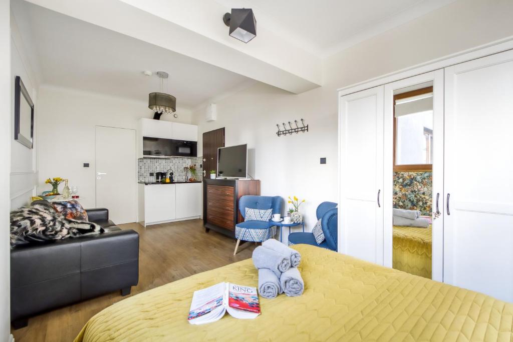 Kuchyňa alebo kuchynka v ubytovaní Aparthotel Pawia Deluxe